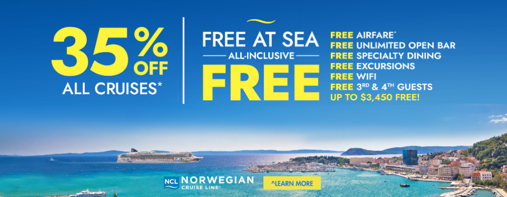 norwegian cruise line travel agent rates